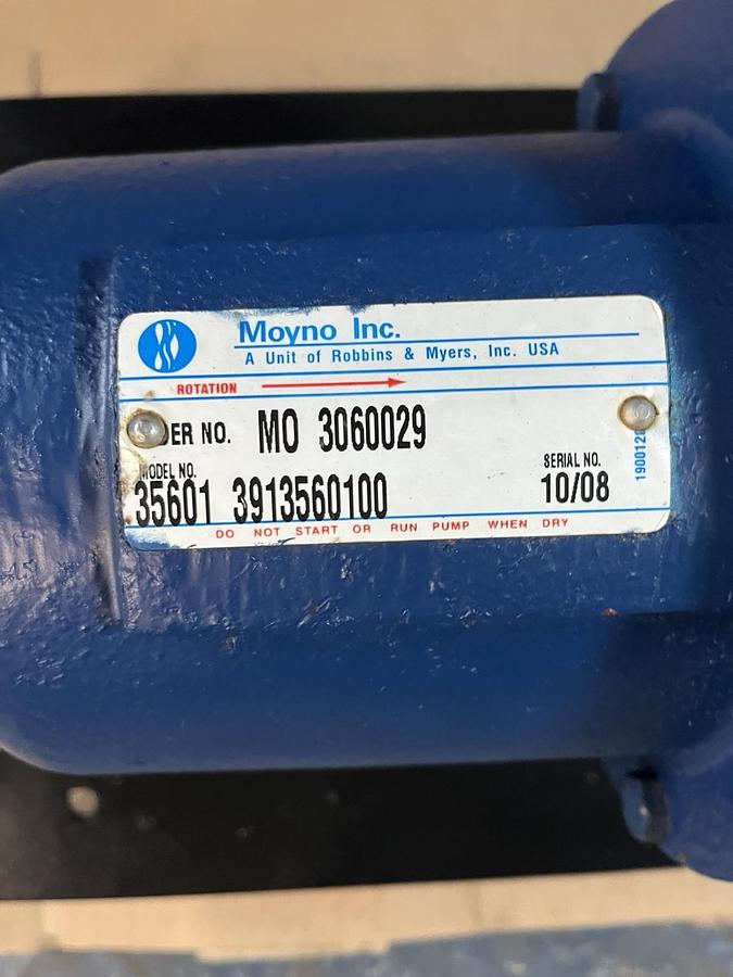 MOYNO,35601,PROGRESSIVE CAVITY PUMP 2HP 1760RPM 3PH 460V