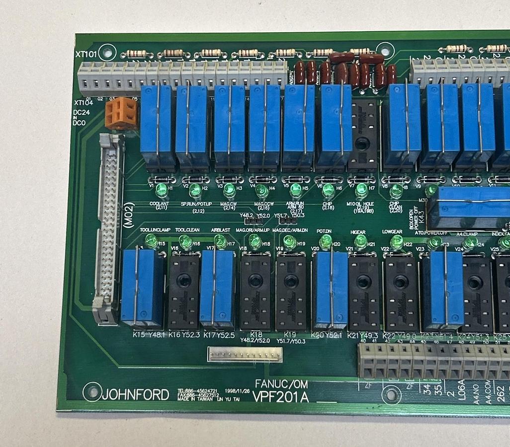 Used JOHNFORD,VPF201A,CIRCUIT BOARD