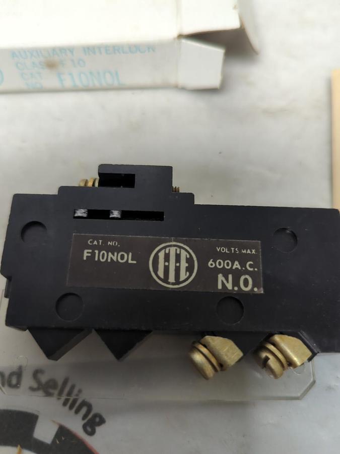 I.T.E.,F10N0L,AUX INTERLOCK CLASS F10 NOS