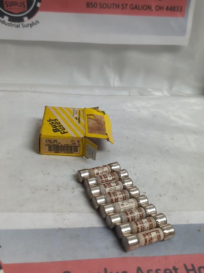 COOPER BUSSMANN,KTK-20,LIMITRON 20 AMP FUSES BOX OF 8 NOS