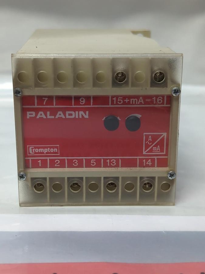 Used CROMPTON,253-TALU,PALADIN 5 AMPS AC 60HZ PRE-OWNED