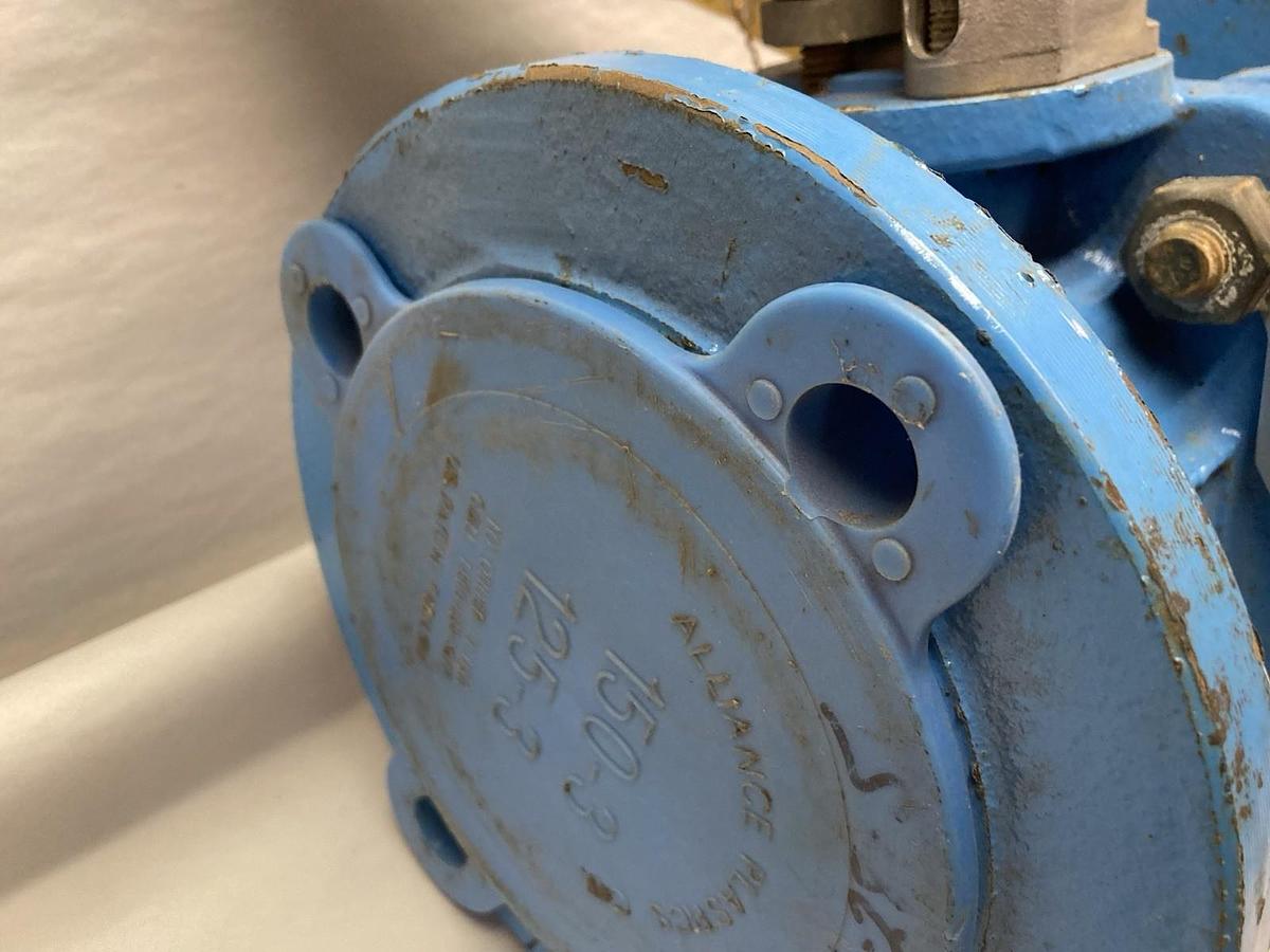 Used Flowserve,AKH3,Flanged Chemical Ball Valve 3" 87 PSIG