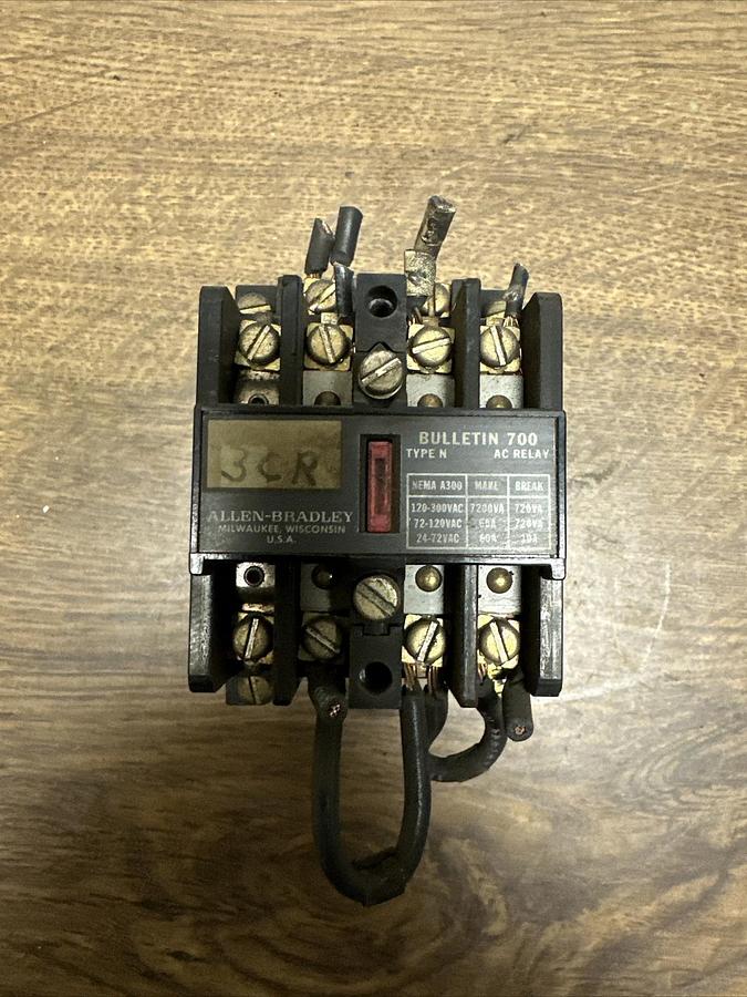 Used Allen Bradley,700,AC Relay Type N