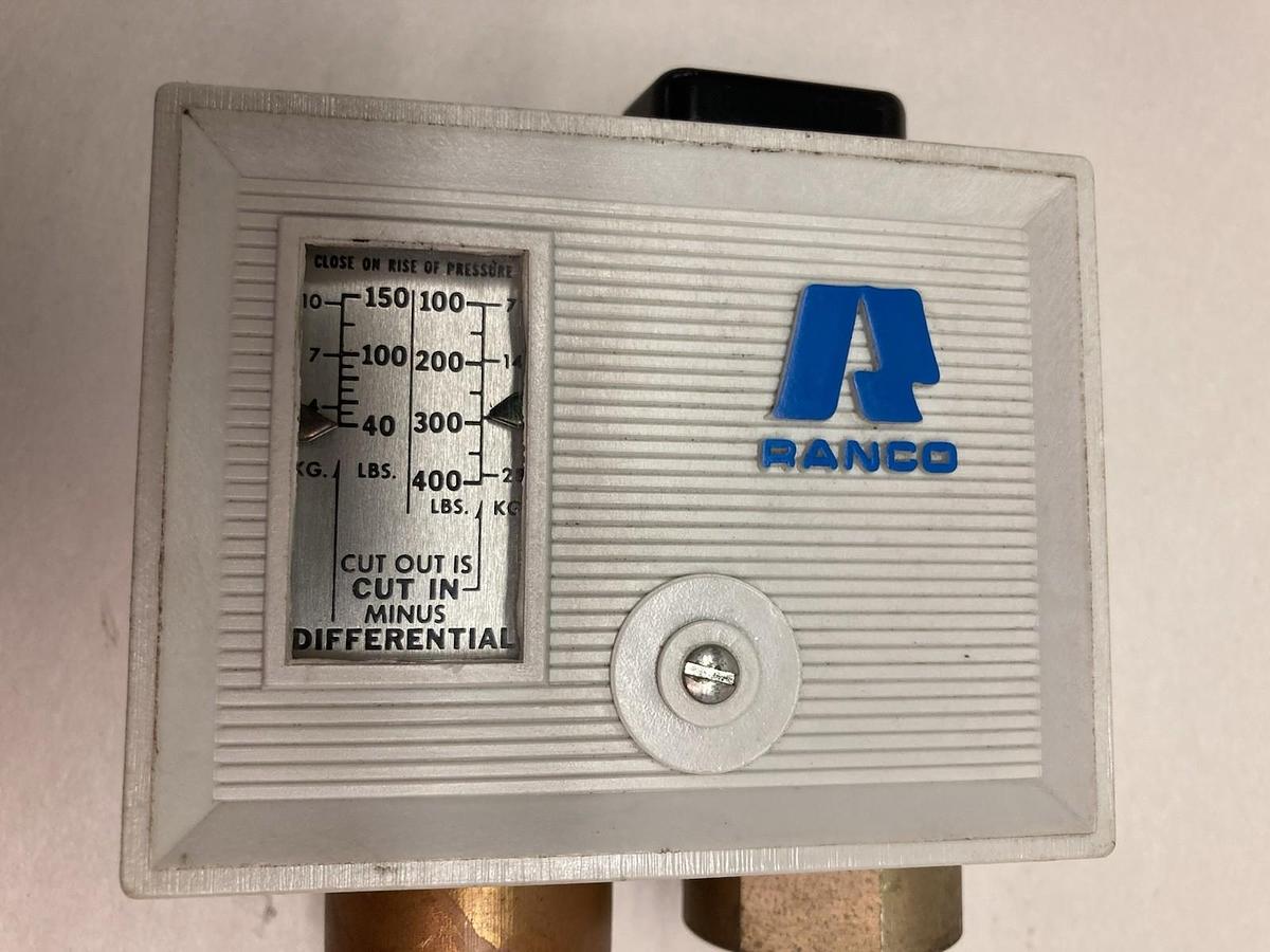 Used Ranco,1399066 200,Low Pressure Control Switch Rev 3 8228