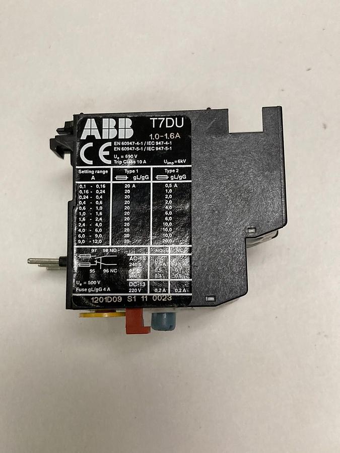 Used ABB,T7DU,Thermal Overload Relay