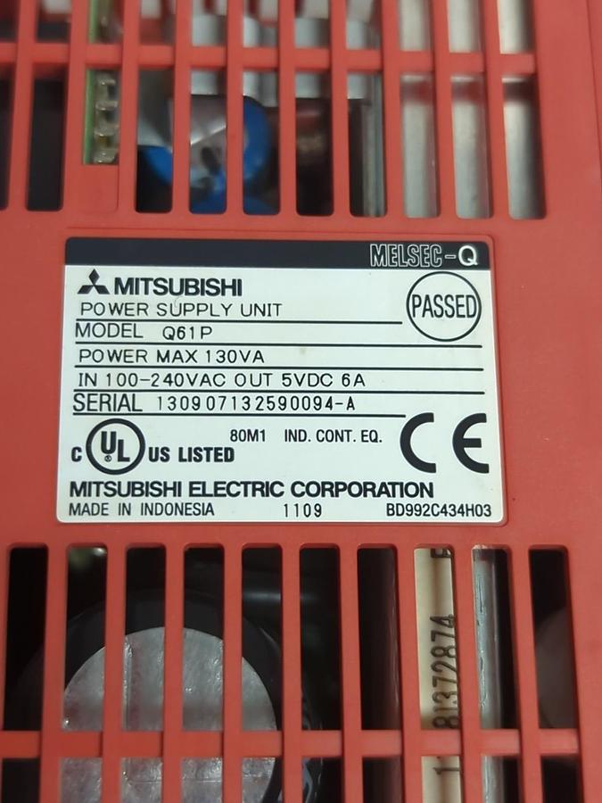 Used MITSUBISHI,Q51P,POWER SUPPLY UNIT 130VA PRE-OWNED