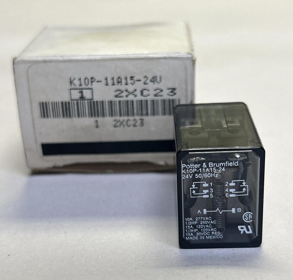 POTTER & BRUMFIELD,K10P-11A15,RELAY 24V NOS