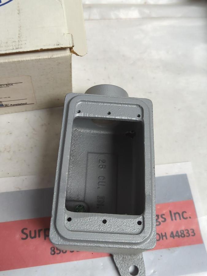 APPLETON,FD-100,MALL IRON FS-FD CS DEV BOX NOS