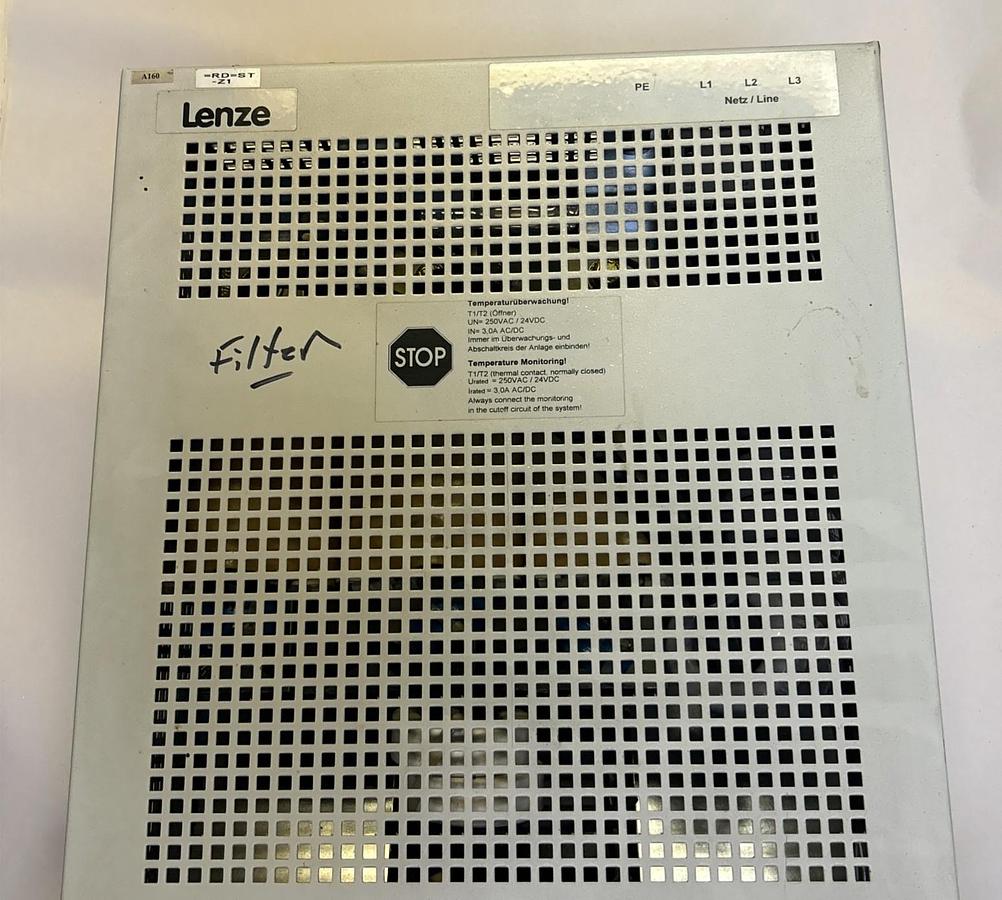 Used LENZE,EZN3A0030H110,POWER MAIN FILTER A