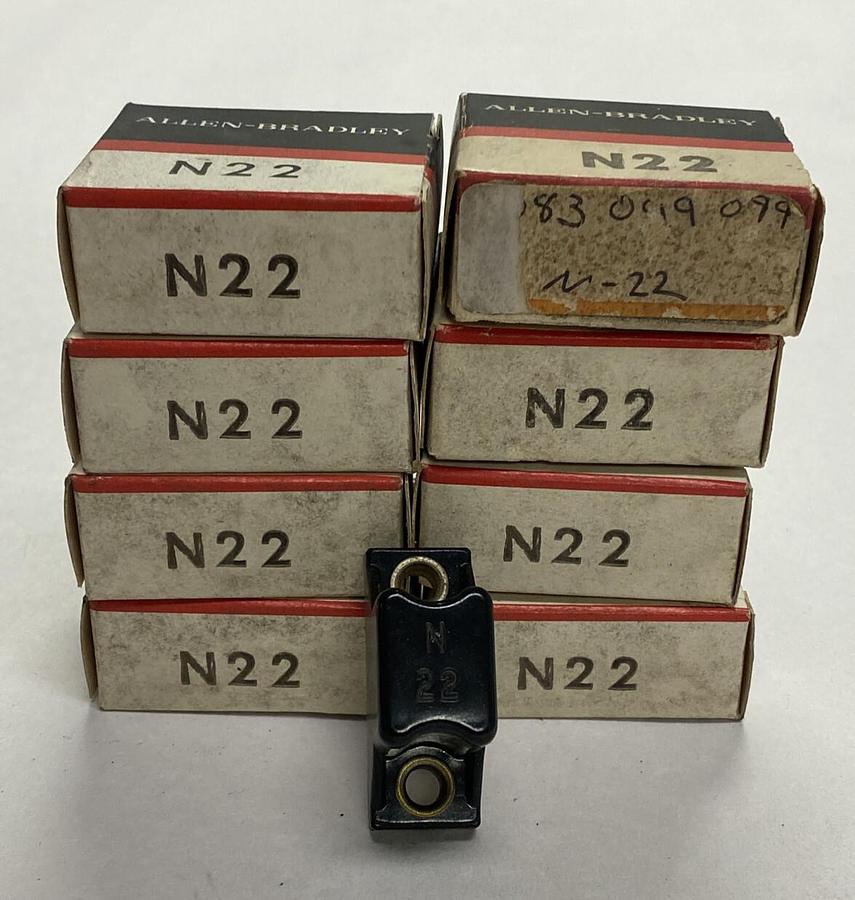 ALLEN BRADLEY,N22,OVERLOAD RELAY HEATER ELEMENT LOT OF 8 NOS