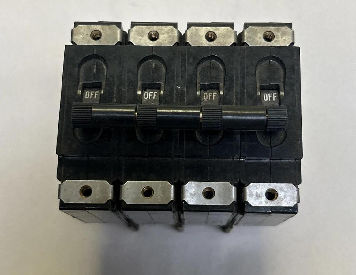 Used HEINEMANN,AM4S-231-1,CIRCUIT BREAKER 15A 480V 4P