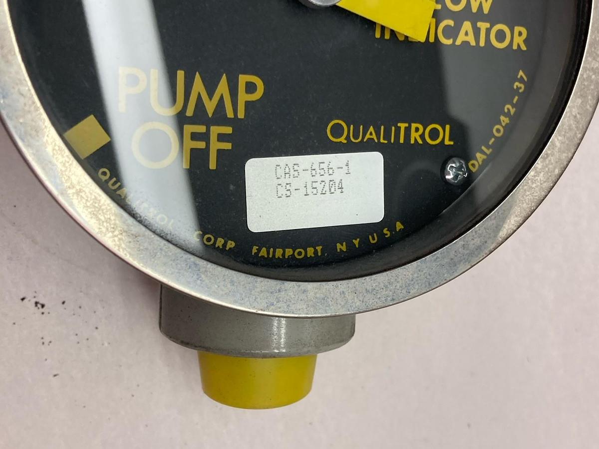 Used Qualitrol,CAS-656-1,Oil Flow Indicator Gauge DAL-042-37
