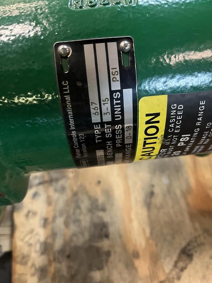 FISHER,667,PNEUMATIC ACTUATOR VALVE SIZE 40 2" 250B