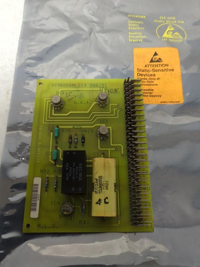 GE FANUC,IC3600AMLG1A 006/01,MULTIPLIER ANALOG DIVIDER PLC CARD NOS