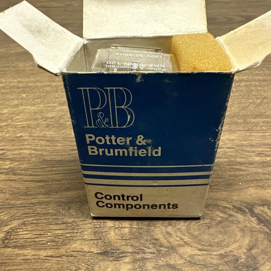 Potter and Brumfield,KRP-11AN-120,Relay and Base