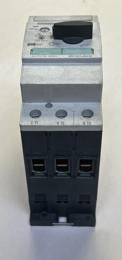 Used SIEMENS,3RV1031-4EA10,MOTOR PROTECTION CIRCUIT BREAKER