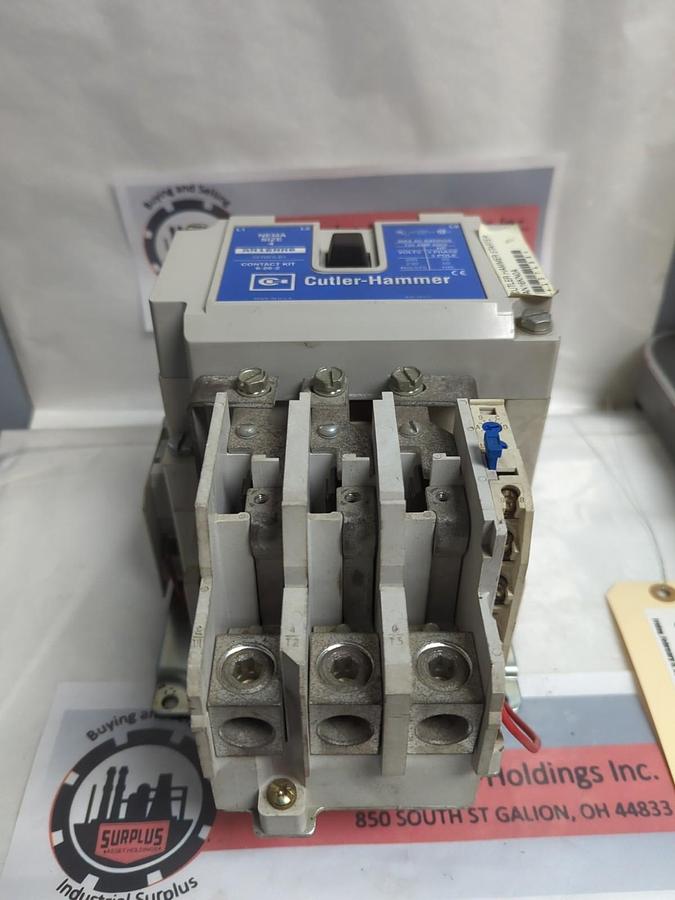 Used CUTLER HAMMER,AN16NN0,MOTOR STARTER SERIES B1 135AMP 600V PRE-OWNED