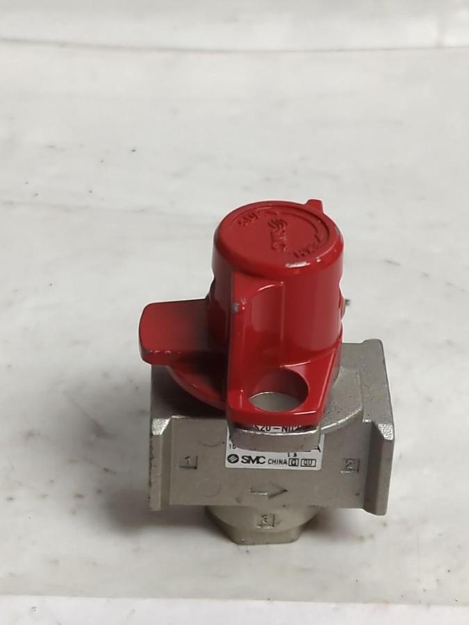 Used SMC,VHS20-N02-Z,MANUAL RELIEF VALVE 15~150PSI PRE-OWNED