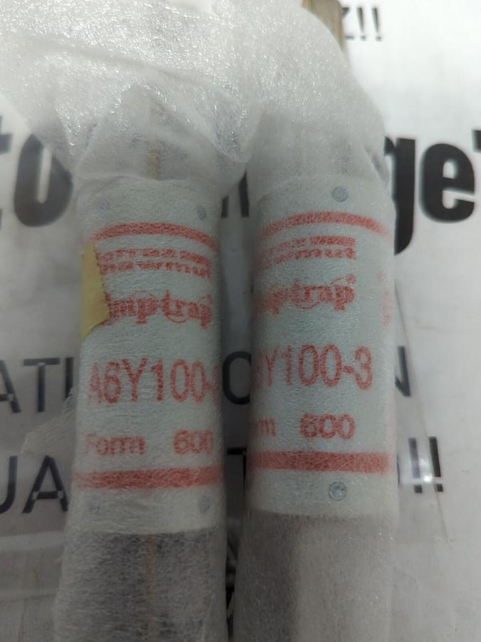 FERRAZ SHAWMUT,A6Y100-3,AMP TRAP 100 AMP FUSES LOT OF 2