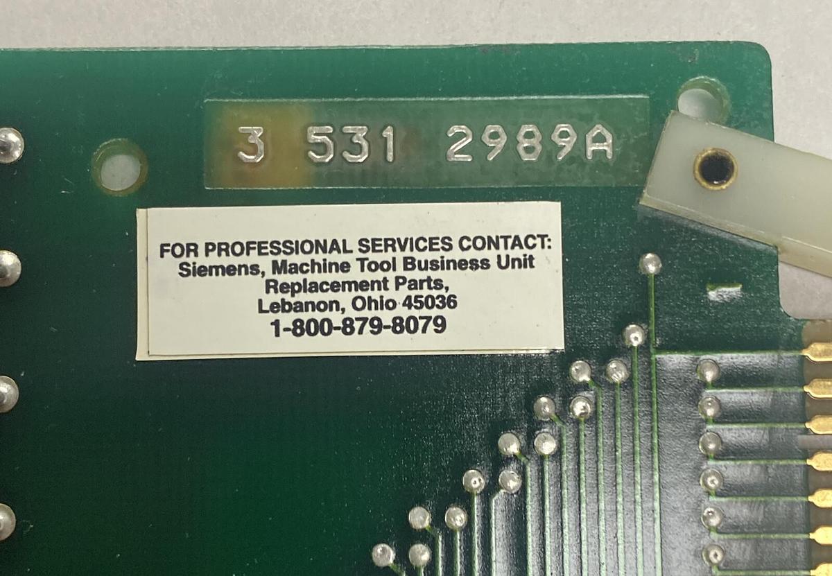 Used CINCINNATI MILACRON,3-531-2989A,PC CONTACT INPUT BOARD