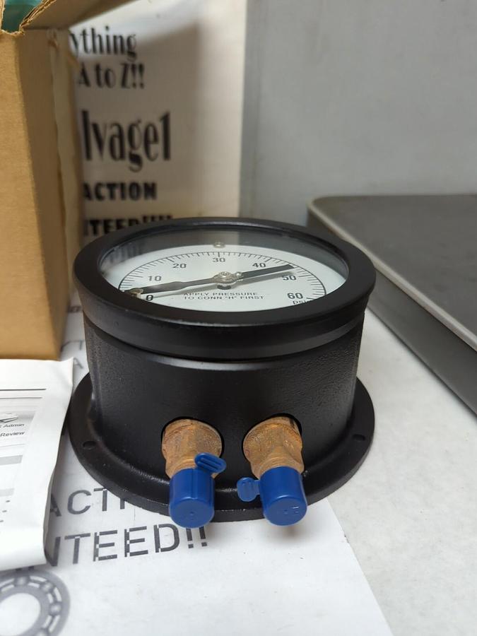 ASHCROFT,45-1125-02L-60#,4-1/2 IN BRZ TUBE/BRASS SKT 60# RANGE NOS