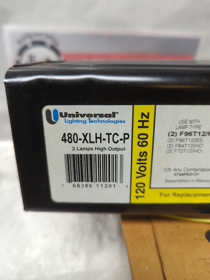 UNIVERSAL,480XLHTCP-0001,MAGNETIC BALLAST 120V 60HZ NOS
