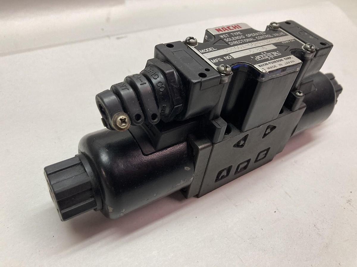 Used Nachi,SS-G01-C6-R-D2-E20,Solenoid Valve MFG 580 ED80-C6