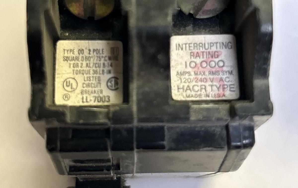 Used SQUARE D,QO230,CIRCUIT BREAKER 30A 120/240V 2P LOT OF 4