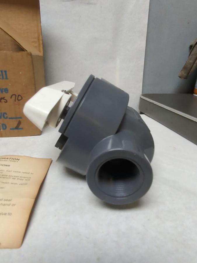 ITT GRINNELL,SERIES 70,ONE INCH PVC BALL VALVE NOS