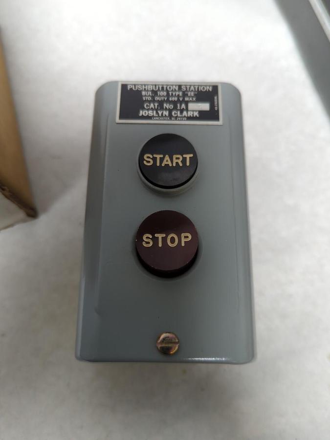 JOSLYN CLARK,1A3,START STOP PUSH BUTTON STATION TYPE EE NOS
