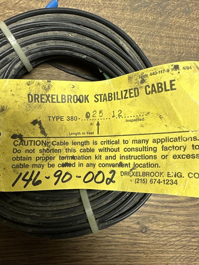 Drexelbrook,380-025-12,Stabilized Cable 25ft.