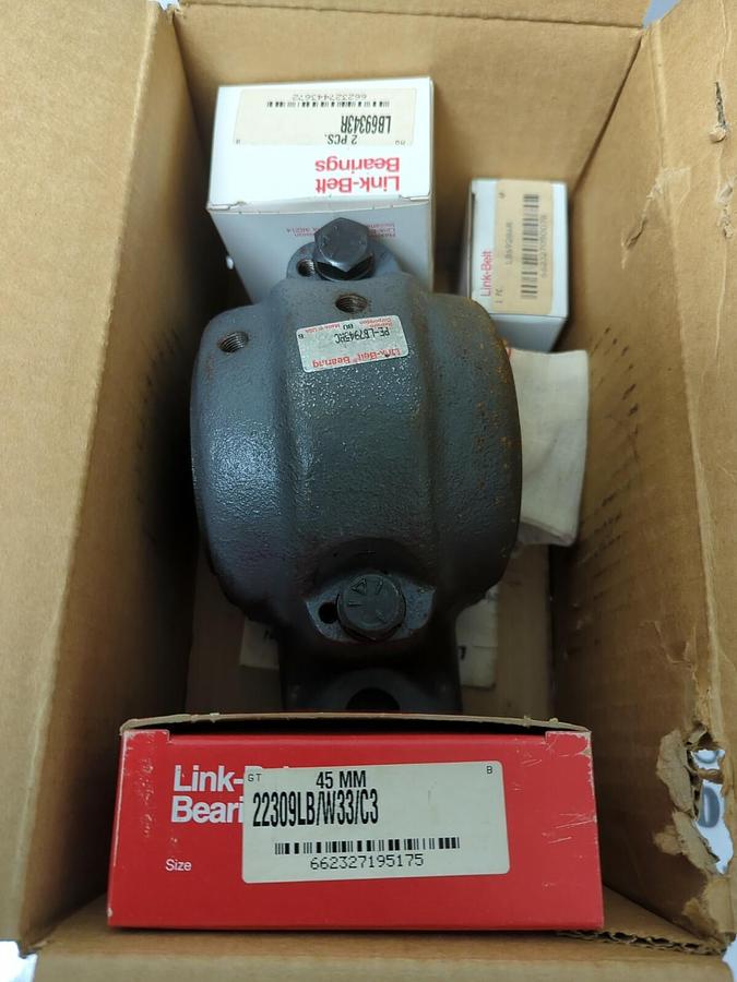 LINK-BELT REXNORD,PE-LB7945RC,PILLOW BLOCK SPHERICAL BEARING NOS
