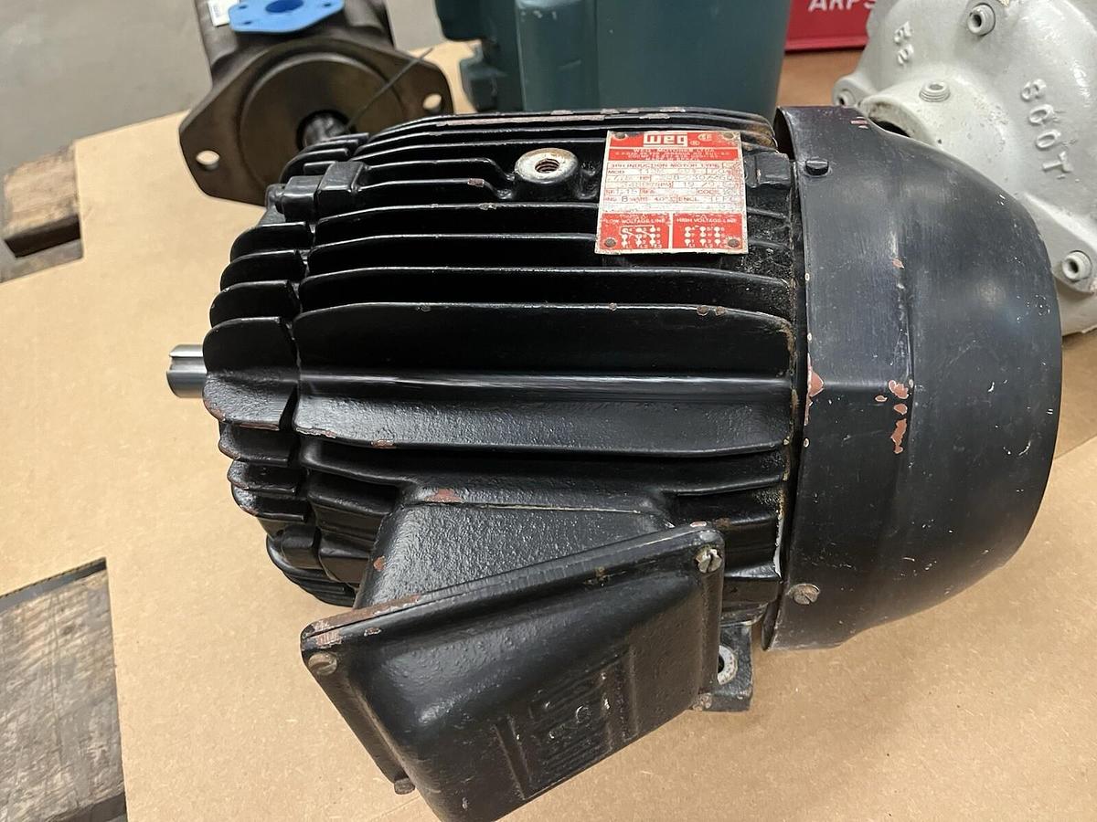 Used WEG,112M-591,INDUCTION MOTOR 7.5HP 3480RPM 3PH