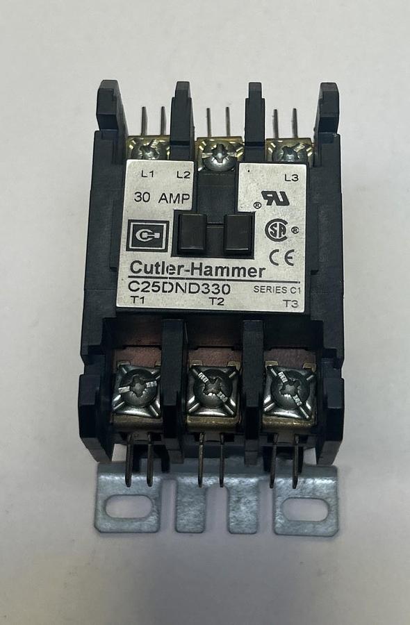 Used CUTLER-HAMMER,C25DND330,CONTACTOR 30A