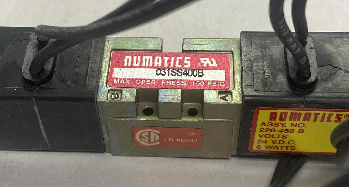 ASCO NUMATICS,031SS400B,SOLENOID VALVE NEW NO BOX