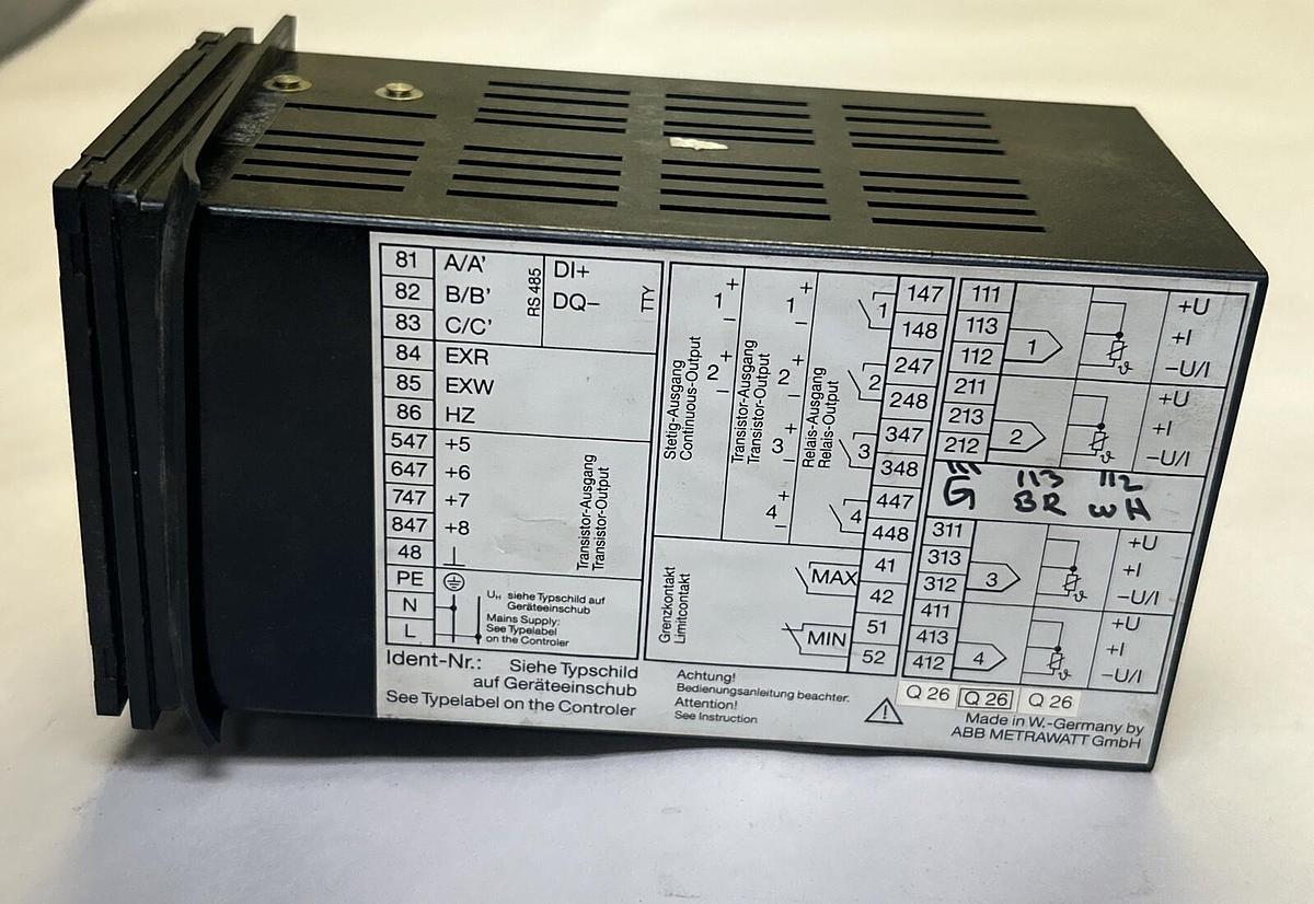 Used ABB,GTR0300,MULTI CHANNEL TEMPERATURE CONTROLLER