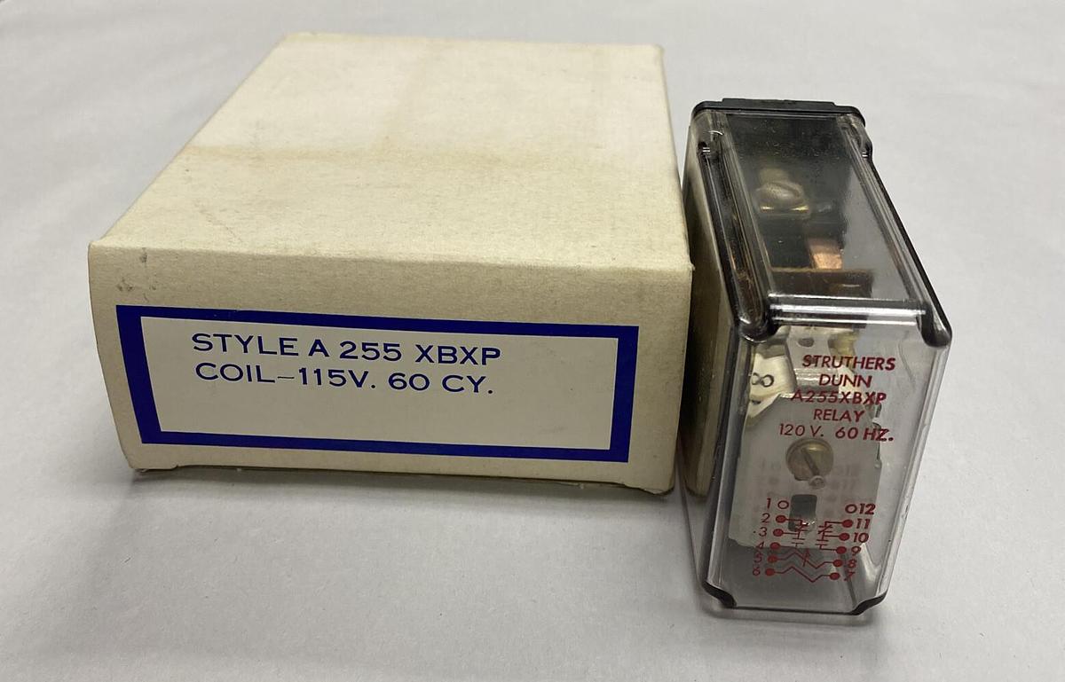 Struthers-Dunn,A255XBXP,Relay 120V 60CY NOS