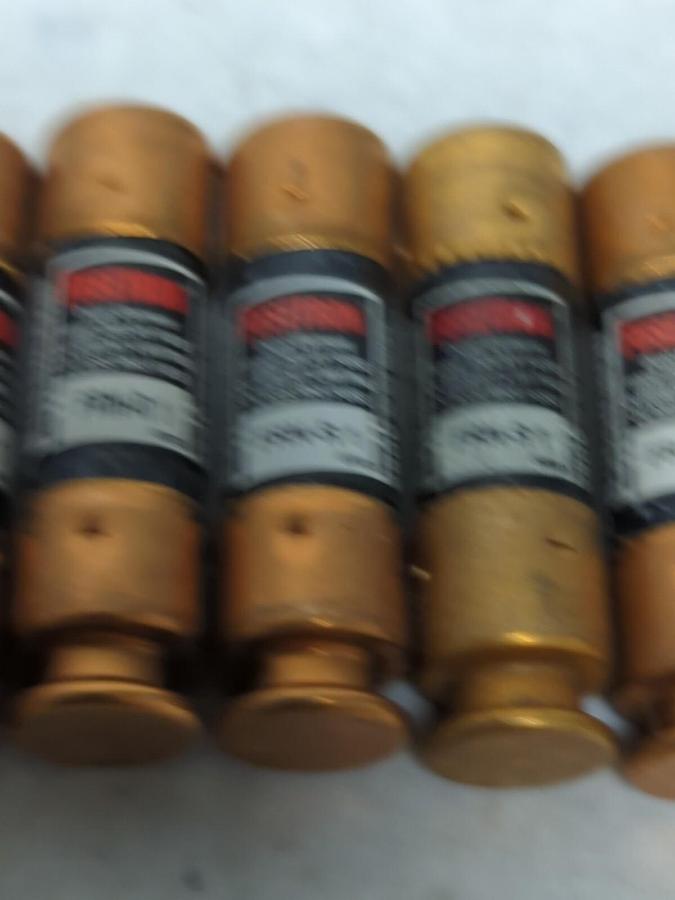 COOPER BUSSMANN,FRN-R-1,FUSETRON 1 AMP FUSE LOT OF 8 NOS