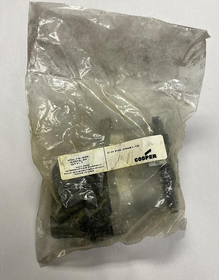 Used Cooper,X8061-10,Round & Oval Connectors NOS