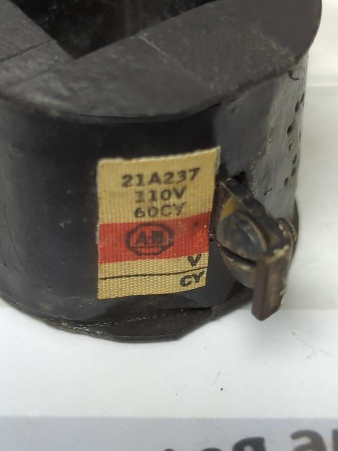 Used ALLEN BRADLEY,21A237,COIL 110V 60CY LOT OF 2 PRE-OWNED