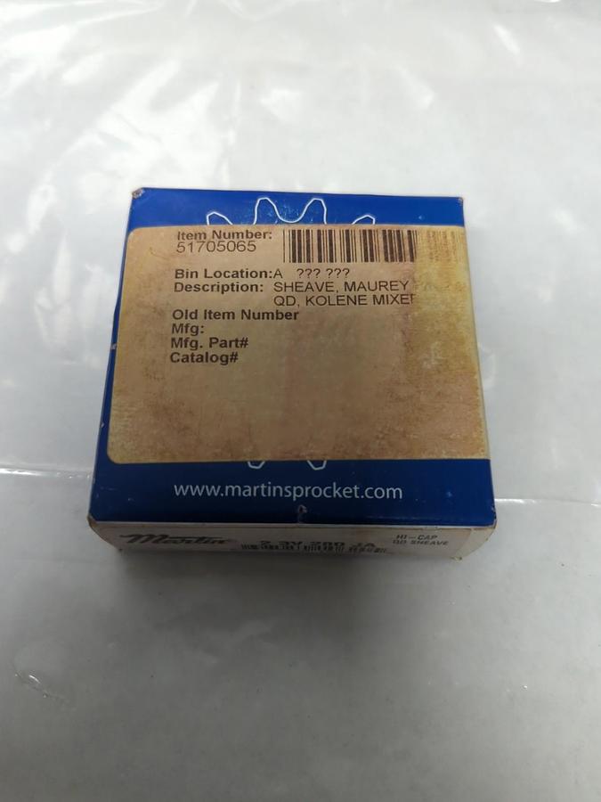 MARTIN,2 3V 280 JA,HI-CAP QD SHEAVE NOS