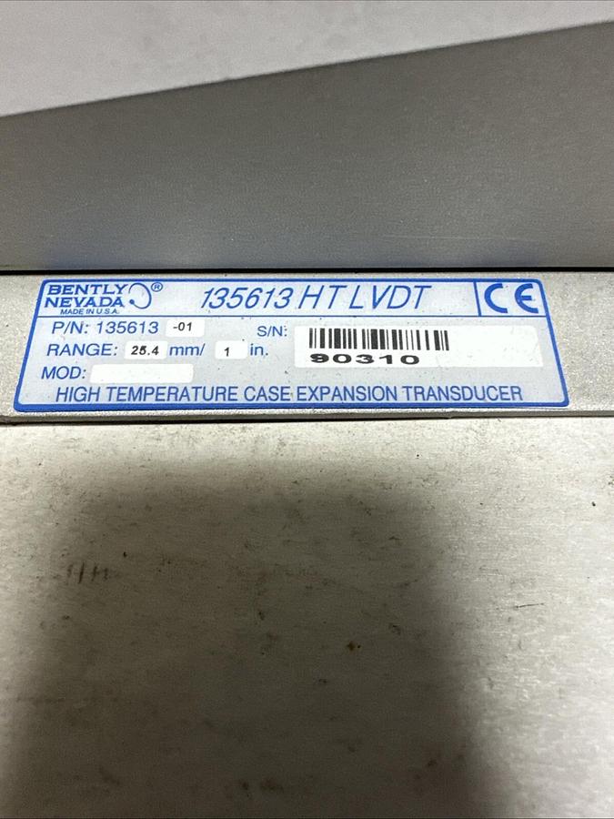 Bentley Nevada,135613,HT LVDT Expansion Transducer