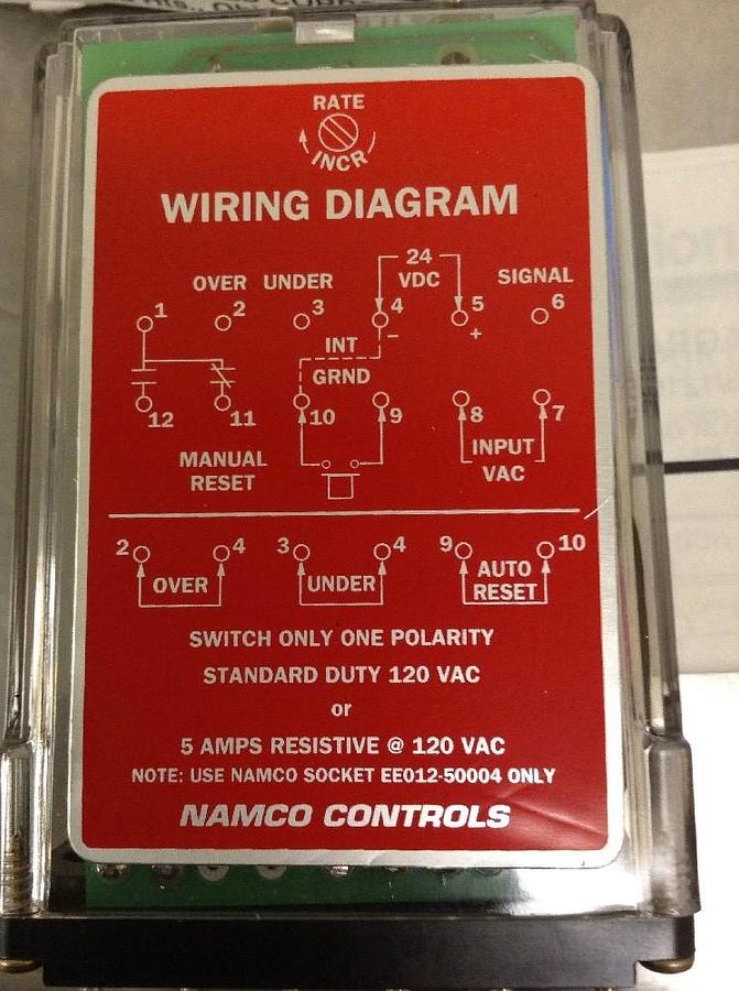 Namco,EE891-12103,Motion Switch Relay NOS