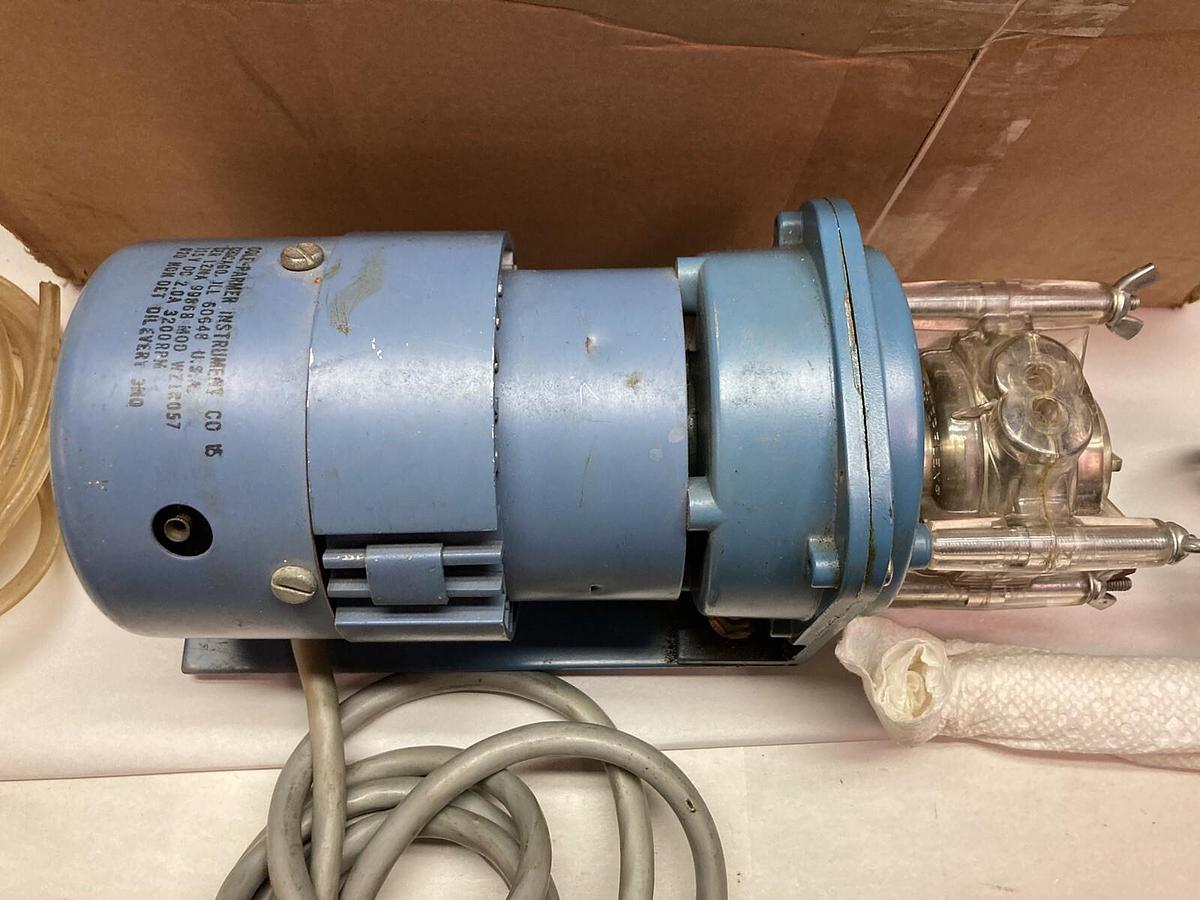 Used Cole Parmer,Model WZ1R057,Masterflex Pump w/ Solid State Motor Controller