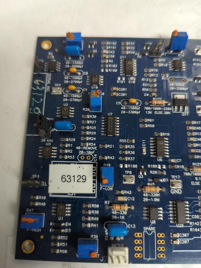 Used SONICS & MATERIALS,855-00114,CIRCUIT BOARD REV 1 PRE-OWNED