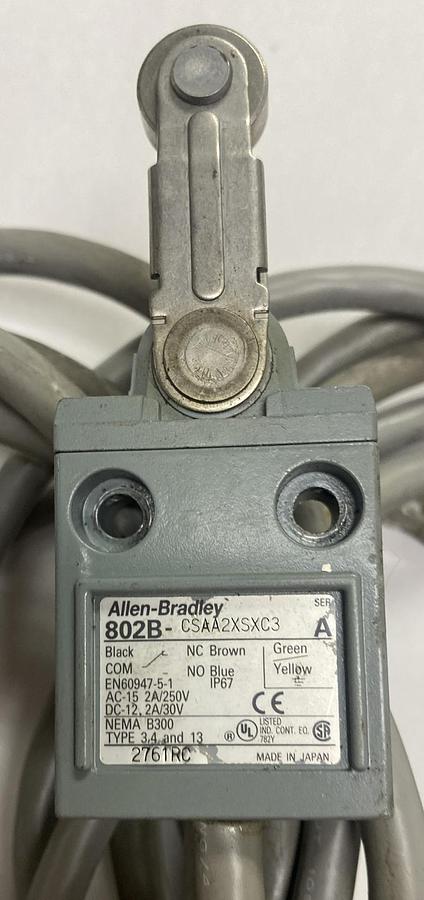 Used Allen-Bradley,CSAA2XSXC3,Compact Limit Switch Lot Of 2
