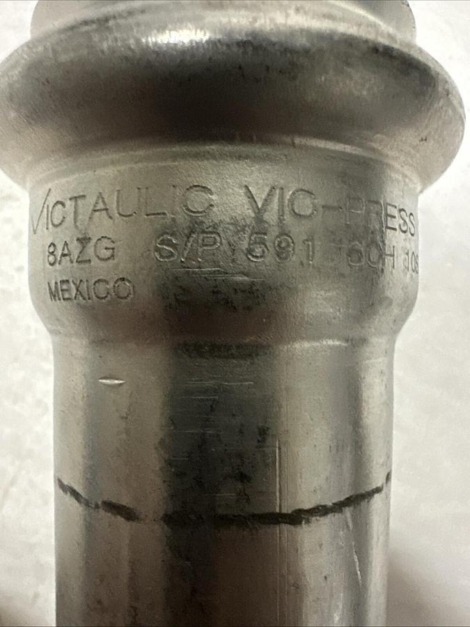 Vic-Press,P591,1-1/2" 45 Deg Elbow Sch 10/304SS