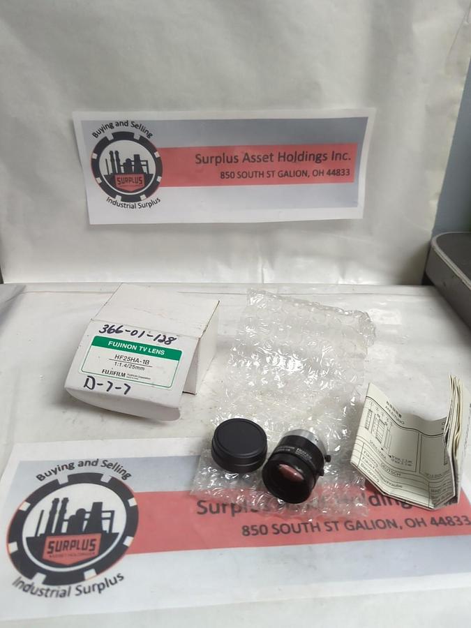 FUJINON,HF25HA-1B,TV LENS 1:1.4/25MM NOS