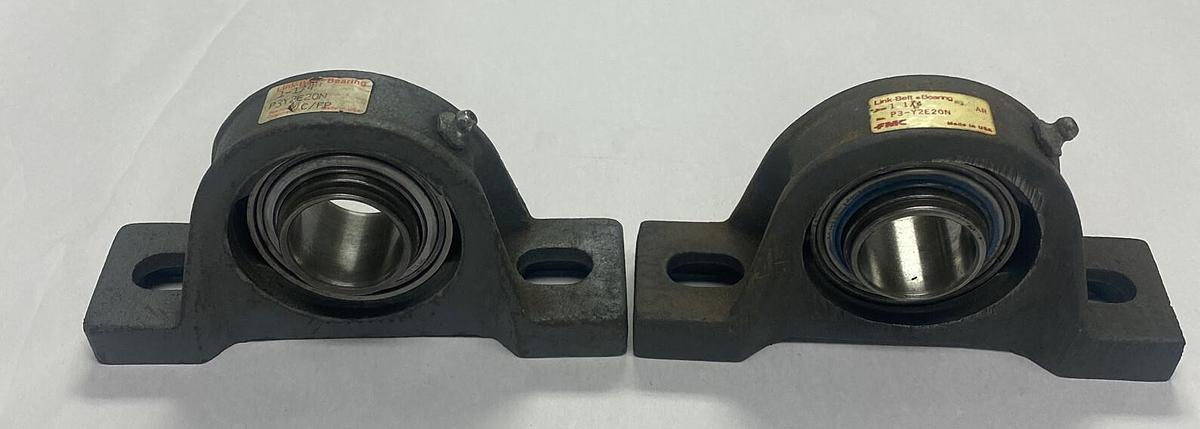 Rexnord Link Belt,P3Y2E0N,Pillow Block Bearing 1-1/4 INCH BORE Lot Of 2 NOS