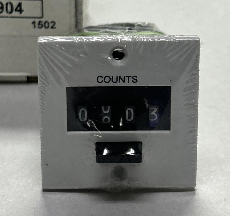Used REDINGTON COUNTERS,P2-4904,4 DIGIT ELECTROMECHANICAL COUNTER NEW